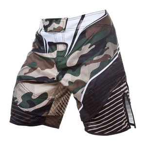 Shorts de boxe MMA professionnels, logo personnalisé imprimé, qualité supérieure, 100% polyester, légers, durables, respirants, confortables - Product Image 1