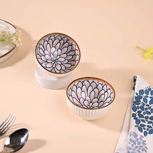 Ensemble de 2 petits bols à soupe en porcelaine inspirés du jasmin, design personnalisé écologique, bols de service pour soupe et ramen, MOQ 6 pièces - Product Image 6