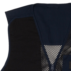 Gilet de chasse respirant en maille pour homme avec plusieurs poches, vêtement d'extérieur d'été sans manches, gilet de chasse uni - Product Image 6