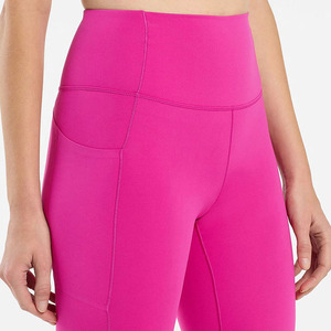 New Arrival Lightweight Comfortable Four-Way Stretch Breathable women leggings Spandex/Nylon Full Length Leggings - Product Image 5