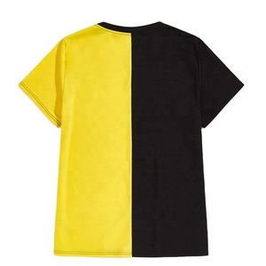 Camiseta Casual de Verano de Corte Regular para Hombre, Venta al por Mayor, 100% Algodón, Tejido de Punto, Manga Corta, Cuello Redondo, Color Liso - Product Image 2