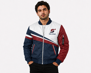 Salstar Waterproof Winter <b>Men</b> <b>Bomber</b> <b>Jacket</b> OEM Manufacturer Wholesale Streetwear <b>Varsity</b> <b>Jacket</b> Custom High Demand <b>Jacket</b> - Product Image 1