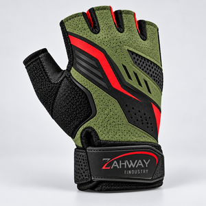 Gants de cyclisme de haute qualité, tissu durable, ajustement confortable, design respirant, poignée antidérapante, paume absorbant les chocs pour le cyclisme - Product Image 5