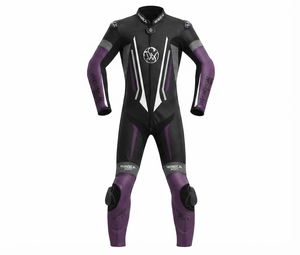 Combinaison de moto en cuir sur mesure de qualité supérieure MotoCP Racing 1 pièce, équipement de conduite avec bosse niveau 2 CE, fabriquée sur mesure - Product Image 1