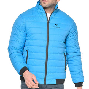 <b>Men</b> Puffer <b>Jacket</b> Winter Warm Padding Custom Fashion Outdoor Hooded Windproof Solid Color <b>Lightweight</b> New High Quality Logo Coat - Product Image 1