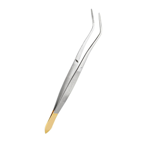 Top Quality Low Price Custom Color And SizeTweezer College For Dental Dressing Angled Tip Surgical Forceps Instruments <b>Pliers</b> - Product Image 2