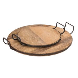 Bandeja de Servicio de Diseño Moderno, Bandeja de Madera para Decoración, Bandeja para Servir Alimentos, Bandeja para Frutas, Bandeja para Decoración del Hogar, para Estilismo de Interiores - Product Image 2