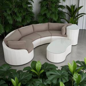 PRSF-A126 Poly Rattan Sofa Set <b>Relaxation</b> <b>Chair</b> - Product Image 2