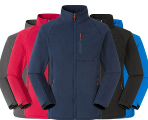 Chaqueta Softshell para Hombre, Cortavientos, Impermeable, Transpirable, con Capucha y Cuello Alto, Forro Polar, Estilo Urbano - Product Image 4