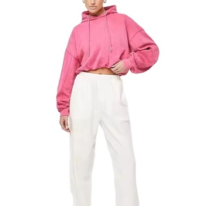 Nouveau sweat à capuche de lavage vintage pour femmes personnalisé sweat à capuche de sport surdimensionné de haute qualité 2026 - Product Image 3