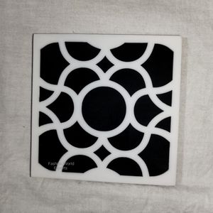 Posavasos de resina de lujo para bebidas, diseños ornamentales cortados con láser de precisión para mesas de centro, comedor y accesorios de Bar - Product Image 3