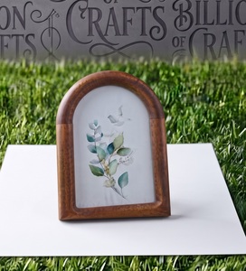 Cadre photo rectangulaire en bois Billion Crafts, impression numérique, fait main, design moderne minimaliste, durable, design vertical, décoration de table - Product Image 5
