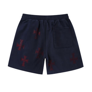 กางเกงขาสั้นผ้าแคนวาสทรงหลวมสำหรับผู้ชาย เอวยางยืด สีพื้น สไตล์ลำลอง ใส่เที่ยวฤดูร้อน สตรีทแวร์ - Product Image 6