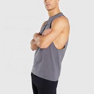 Ropa Deportiva de alta calidad para hombre, camisetas sin mangas atléticas con agujero en el brazo, venta al por mayor - Product Image 3