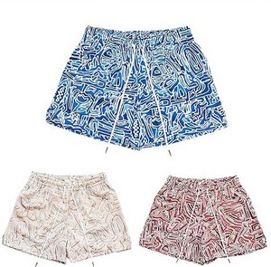 Shorts de sport imprimés pour hommes 2026, modernes, décontractés, écologiques, anti-plis, coupe-vent, extensibles dans 4 directions, séchage rapide, respirants, avec fermeture éclair - Product Image 2