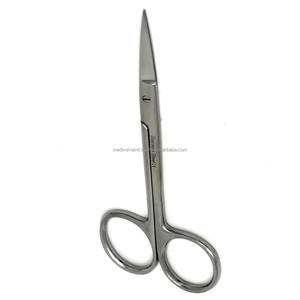 Tijeras de Iris Profesionales Manuales y Duraderas, Rectas de 4.5 Pulgadas, Instrumento Quirúrgico, Dental y Veterinario de Precisión, Acero Inoxidable, OEM ODM - Product Image 1