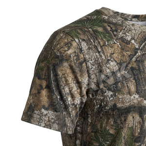 Camiseta de caza de manga corta 100% algodón transpirable de secado rápido para exteriores, hecha en Pakistán - Product Image 4