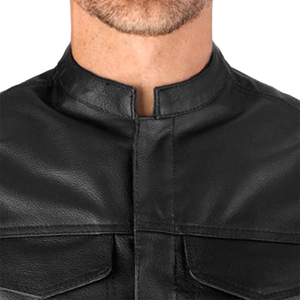 Latest Design Wholesale Cheap Price Men Leather <b>Vest</b> Comfortable Breathable Leather <b>Vest</b> Made In Pakistan - Product Image 5