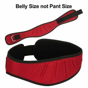 <b>Red</b> Weightlifting Support <b>Belt</b> Adjustable <b>Belt</b> for Gym Training Unisex Heavy Duty Professional Weight Lifting Powerlifting <b>Belt</b> - Product Image 3
