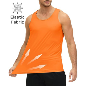 Débardeur Milanese pour Homme en Mélange Coton-Polyester, Sans Manches, Maille Côtelée Fine, Texture Haut de Gamme, Gilet de Sport et Streetwear - Product Image 2