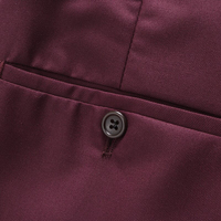 Costume d'affaires pour homme de qualité supérieure, sur mesure, grande taille, imperméable, respirant, coupe ajustée, veste, gilet, pantalon, ensemble de blazer, pour le bureau