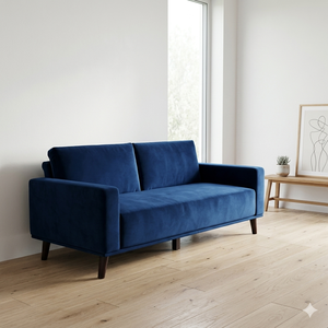 Ensemble de canapé et fauteuils minimalistes élégants 3 places, revêtement en mousse, pour salon et bureau - Product Image 6