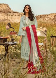 Wholesale 2026 Original Branded Pakistani <b>3</b>-Piece Lawn Suits Neck Embroidered Party Wedding Wear Collection Lace Button OEM - Product Image 5