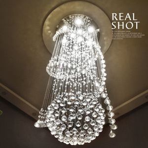 JYLIGHTING-escalera Interior <span class=keywords><strong>para</strong></span> comedor, candelabro de cristal led de lujo, personalizado, grande, moderno, <span class=keywords><strong>para</strong></span> sala de estar, hotel, boda, nórdico - Product Image 4