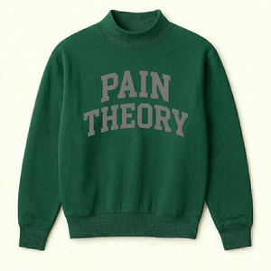 เสื้อสเวตเชิ้ตคอเต่าลายกราฟิก Pain Theory สีชาร์โคล วินเทจ ยูนิเซ็กส์ ผ้าฟลีซ แขนยาว ทรงโอเวอร์ไซส์ สวมใส่สบาย เหมาะสำหรับฤดูหนาว สไตล์สตรีท - Product Image 5