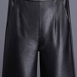 Pantalons en cuir pour femmes, style unique, sur mesure, à vendre. Personnalisez votre propre design de pantalon en cuir pour femmes. - Product Image 5