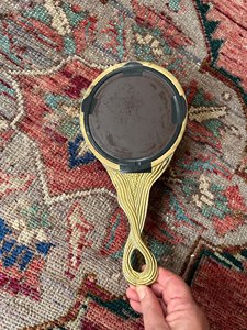 Antique <b>Gold</b> Handheld Vanity <b>Mirror</b> <b>Ornate</b> Figure Handle Vintage Makeup <b>Mirror</b> Decorative Dressing <b>Mirror</b> Classic Beauty <b>Mirror</b> - Product Image 5