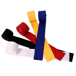 Vendajes de Boxeo de Algodón 100% con Logotipo Personalizado, Multicolores, 5x5cm, Envolturas Rápidas para Entrenamiento de Boxeo, Gran Venta - Product Image 2