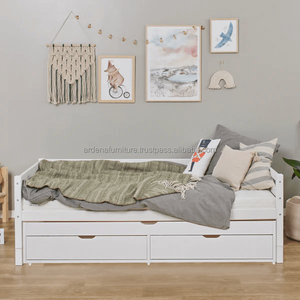 Cama individual minimalista para niños/niños pequeños para el hogar, escuela, Hospital de Indonesia para dormitorio, hotel/Villa/apartamento, material de madera - Product Image 2