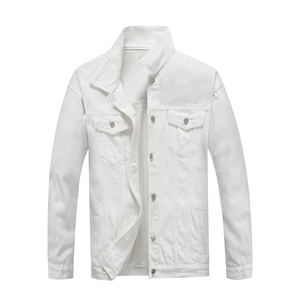 Mens Denim Jacket Design Unique Long Sleeve Jean Lightweight Eco-Friendly Fashionable Slim Fit Cotton Trendy Mens Jacket - Product Image 6