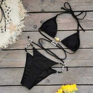 Conjunto de Bikini de Talla Regular, Estilo Sexy, Ropa de Playa, Fabricante Mayorista, Precio Razonable, Conjunto de Bikini con Sujetador y Braguita para Mujer - Product Image 6