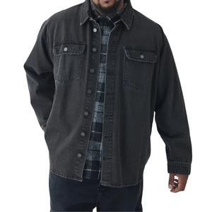 Camisa Vaquera para Hombre Talla Grande, Tela Cómoda, Venta al por Mayor, Mejor Calidad, Personalizable, Muestra Gratuita - Product Image 1