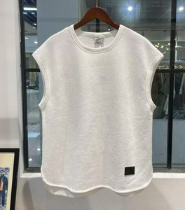 Débardeur sans manches pour homme 100% coton, col rond, gilet de sport respirant, séchage rapide, écologique, anti-boulochage, tenue décontractée pour la gym 3D - Product Image 3
