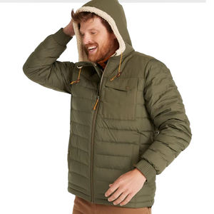 Veste matelassée imperméable pour hommes, manteau d'hiver matelassé en polaire pour plus de chaleur et de confort - Product Image 1