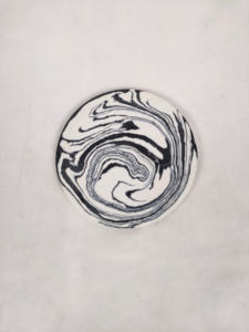 White <b>Marble</b> Luxury Eco-Friendly Coasters with Raised Edges-Custom Stone Drink Coasters for Coffee & Tea - Product Image 2