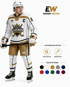 เสื้อฮอกกี้น้ำแข็งแบบสั่งทำพิเศษสำหรับทีมมืออาชีพ พิมพ์ลายแบบ Sublimation ชุดยูนิฟอร์มฮอกกี้น้ำแข็งสั่งทำพิเศษ - Product Image 2