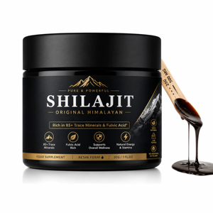 Resina de Shilajit del Himalaya 100% Original Secada al Sol, 30g, Shilajit Natural y Crudo, Rico en Ácido Fúlvico y Más de 85 Minerales Traza para Hombres - Product Image 1