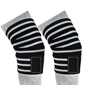 New Arrival Heavy-Duty Non-Slip Neoprene <b>Knee</b> Wraps Customizable Wholesale Powerlifting <b>Exercise</b> Weightlifting Support - Product Image 3