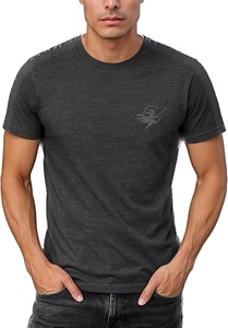 Camiseta Personalizada 100% Algodón para Hombre, Cuello Redondo, Manga Corta, Suave, Transpirable, Lisa, Casual, OEM, ODM, Ropa al por Mayor - Product Image 2