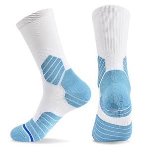 Calcetines Deportivos Personalizados Profesionales para Correr, Baloncesto, Yoga, de Secado Rápido, Ecológicos, Transpirables, de Spandex/Poliéster, Hasta la Rodilla, para Otoño - Product Image 5