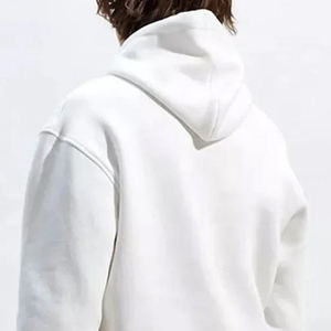Sweat à capuche unisexe surdimensionné personnalisé brodé, respirant et écologique, en polyester/coton, faible MOQ, forte demande - Product Image 5