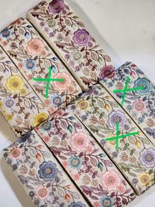 Handmade 100% Cotton Embroidery <b>Lace</b> Trimming with Sequins for Dresses Bags & Home Decor - Product Image 2