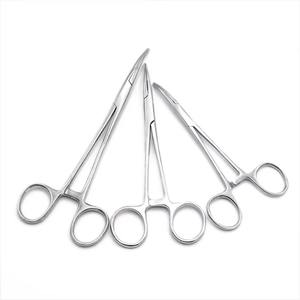 คีมหนีบห้ามเลือดปลายโค้งทำจากเหล็กกล้าไร้สนิมทางการแพทย์ 1 ชิ้น ขนาด 14/16/18 ซม. คีมผ่าตัด กรรไกรผ่าตัด - Product Image 2