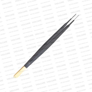 Pinzas Aisladas Gerald Onyx de 7″ (17.5 cm) 7000 con Mandíbula 1x2 Dientes – Pinzas de Coagulación Monopolar de Carburo de Tungsteno de Vaslcare - Product Image 3