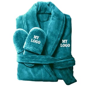 2025 peignoir mâle flanelle Robe mâle hommes peignoir hiver longue Robe hommes peignoirs de bain vêtements de maison - Product Image 1