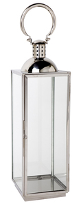 Lanternes à bougies en acier inoxydable faites à la main, lanternes géométriques en verre transparent, lanternes de sol en acier inoxydable, lanternes de table DLS-018 - Product Image 2